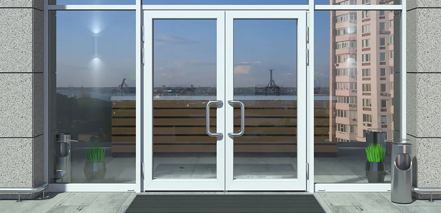 storefront glass repair in Westchester, FL